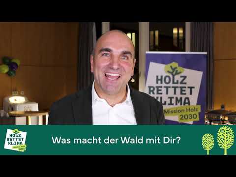 Holz rettet Klima: 5 Fragen an Josef Haas I Interview Kick-Off Veranstaltung 22. November