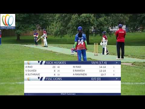 USA Cricket Junior Pathway -U11 - FSSC Lions vs SSCA Sharks
