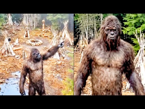 Drone Footage Exposes Massive Bigfoot Village In National Forest - Sasquatch Story