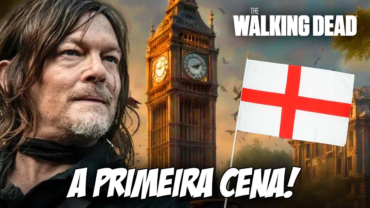 DARYL CHEGOU NA INGLATERRA! SAIU PRIMEIRA CENA EM THE WALKING DEAD!