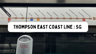 || SOUND ONLY || Train: Thursday 2pm, March 2023 : Thompson East Coast Line, Singapore