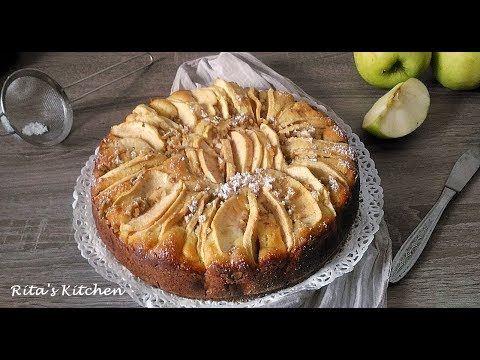 Torta di mele, ricotta e noci - Apple pie with ricotta and walnuts