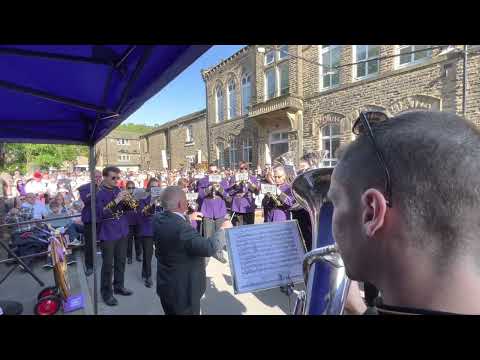 Brighouse & Rastrick Band - Knight Templar - Whit Friday 2023 Delph Village