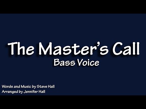 The Master's Call | Jennifer Hall | Bass