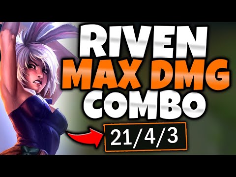 ONE RIVEN COMBO = 4000 DAMAGE! (USE THIS BUILD) - S12 RIVEN TOP GAMEPLAY! (Season 12 Riven Guide)