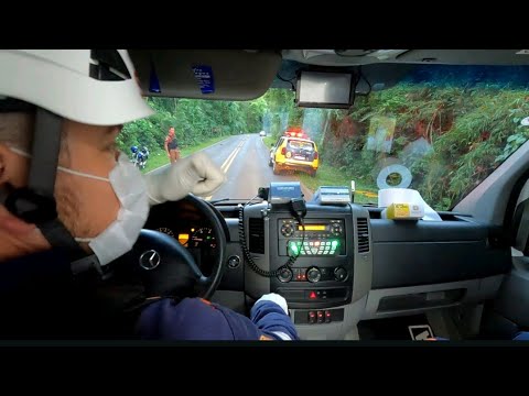 atendimento acidente auto x moto #samu #atendimentoprehospitalar #condutorsocorrista