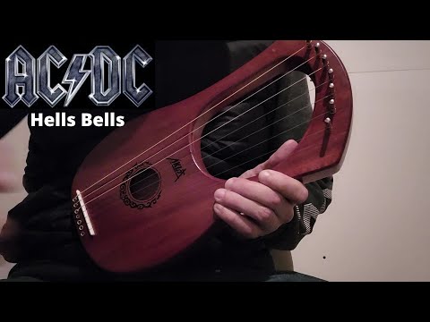 Hells Bells AC/DC  -  7 Strings  LYRE Harp (Easy Tabs)