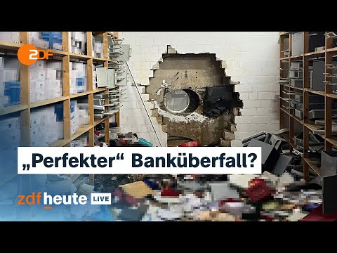 True Crime in Gelsenkirchen: How the bank robbery succeeded | ZDFheute live at the scene of the c...