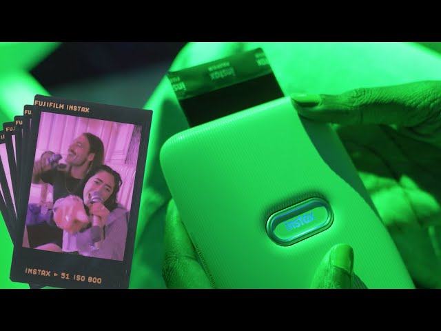 Vídeo relacionado con HSYTEK Funda rígida, soporte de almacenamiento de viaje con malla, compatible con impresora fotográfica Liene 2 x 3 / Fujifilm Instax mini Link 3 / Smartphone Photo Printer U-Disk, funda protectora