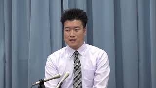 6月10日【びわ湖放送ニュース】滋賀県知事選挙　新人・大隅元侍氏が出馬表明