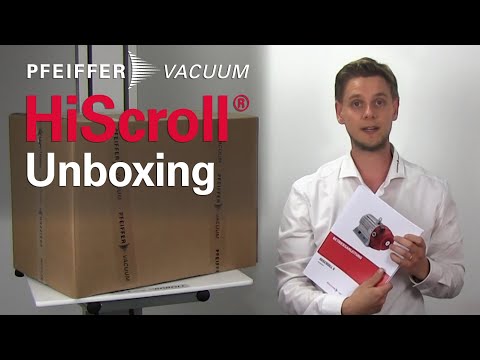 HiScroll ® Episode 6 - Unboxing | by Pfeiffer Vacuum