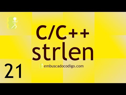 strlen C/C++: Tamanho de um string. Aula 21