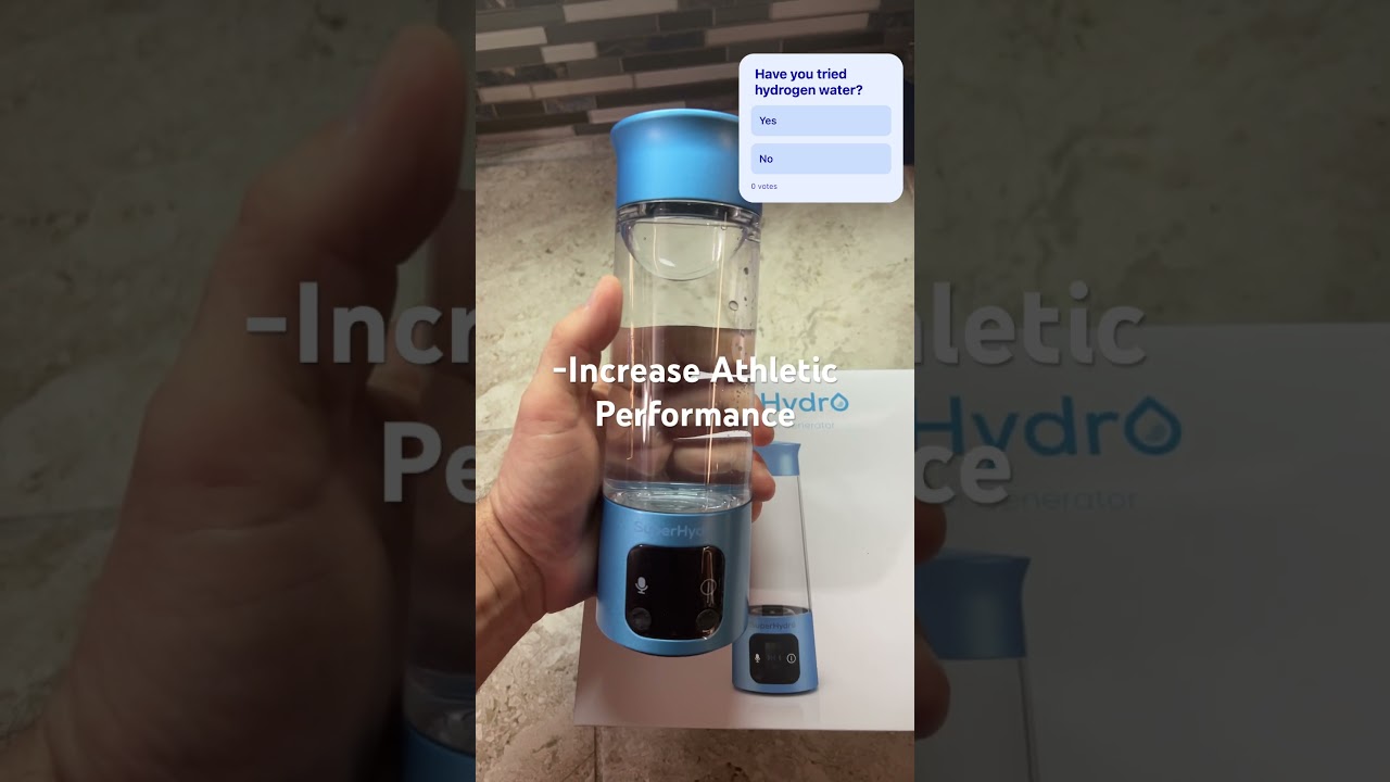 SuperHydro- Portable Hydrogen Generator! #health #fitness #wellness #healthy #motivation #workout