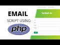 PHP E Mail Script