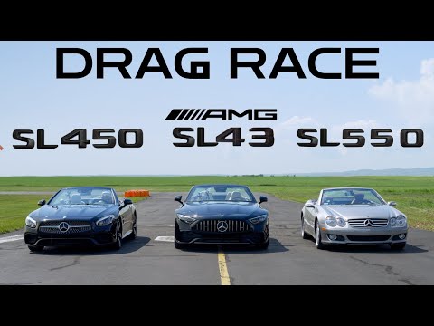 2025 AMG SL43 vs 2017 SL450 vs 2007 SL550
