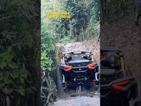 Gran Diferencia entre canam 4 puertas vs 2 puertas 😮🔥, cual eliges??? #canam #ruta #maverick #rzr