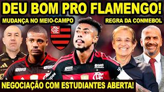 DEU BOM! FLAMENGO NEGOCIA COM ESTUDIANTES ANTES DA SEMIFINAL! BRUNO HENRIQUE PRÓXIMO MARCA HISTÓRICA
