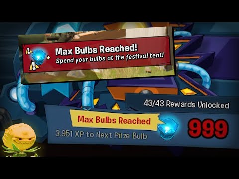 I completed all Prize Maps and reached 999 Prize Bulbs in PvZ: Battle for Neighborville.