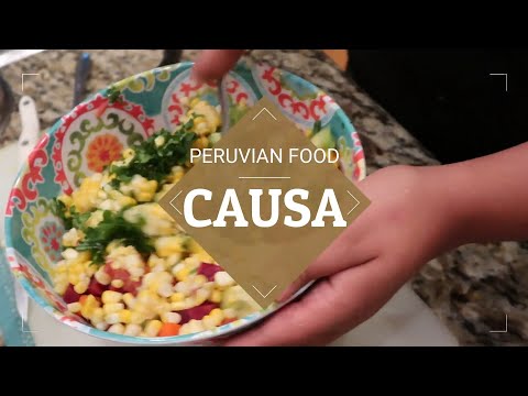 CAUSA... Peruvian Food.. YUM! Veggie Version
