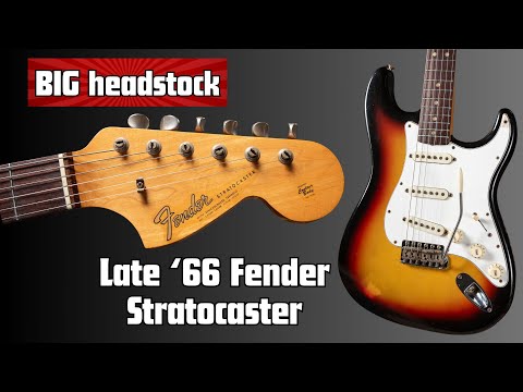 Very Late 1966 Fender Stratocaster with BIG CBS headstock