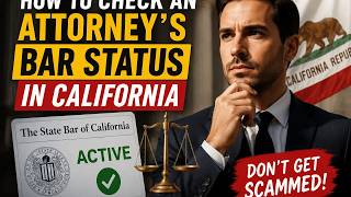 How to check an attorney's bar status in California