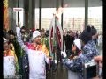 Р. Кадыров зажег Олимпийский огонь в чаше на «Ахмат Арене» 