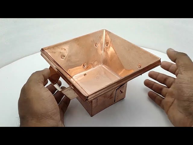 Havan Kund with base in Copper Medium video