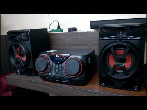 Panasonic AKX300,  450w RMS, Vol18 de 50 vs LG X-Boom CK43,  300w RMS, Vol15 de 40