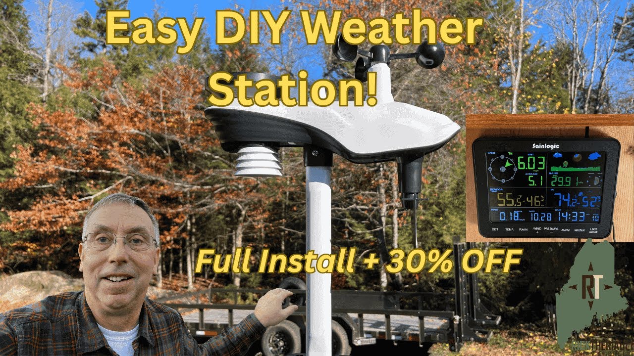 Installing the Sainlogic SA6 Plus Weather Station | Setup & Real-World Test (30% OFF Code Inside!)