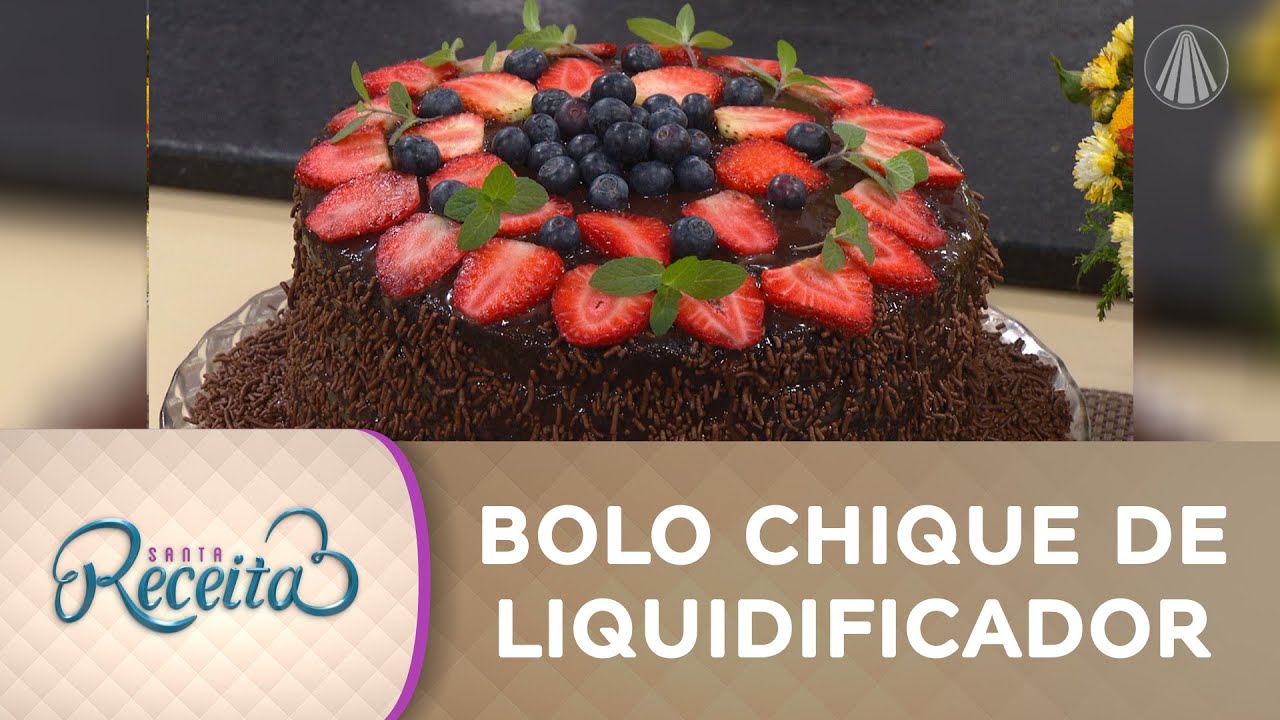 Bolo chique no liquidificador: Receita prática da chef Soraya Bonfim!