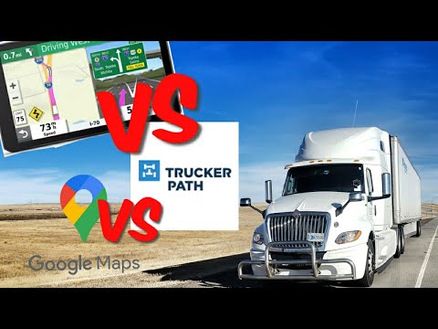 Trucker GPS vs  TRUCKER PATH