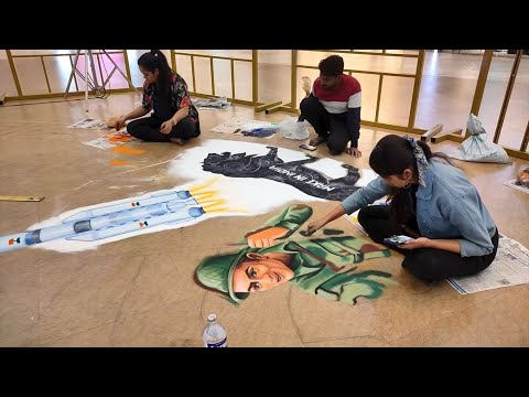 Achivements of India Rangoli | Rangoli design | art bhagyashree