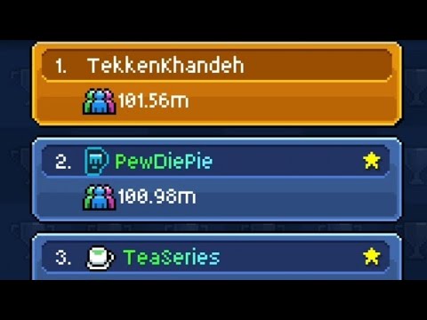 I passed PewDiePie in Tuber Simulator! #shorts