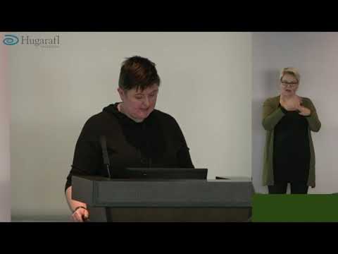 Málþing ÖBI Málfríður Hrund Einarsdóttir formaður Hugarafls