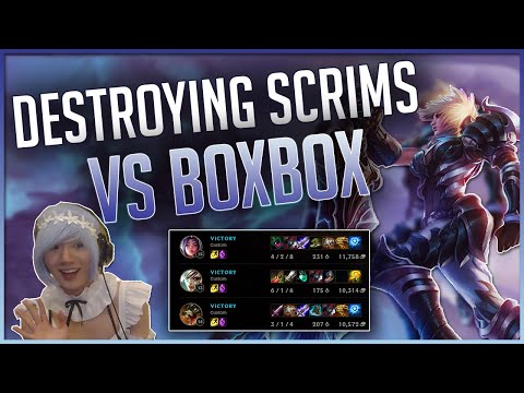 General Sniper | DESTROYING SCRIMS VS BOXBOX! FT. TYLER1, TARZANED, APA, DUOKING1 (Twitch Rivals)