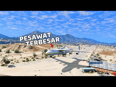 PESAWAT TERBESAR DAN TERKEREN (ANTONOV 225) - GTA 5 MOD