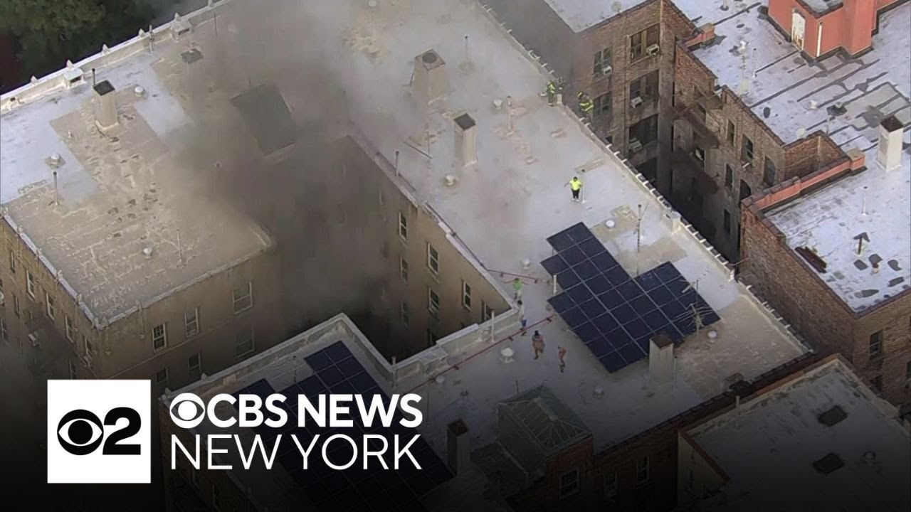 Crews battle fire at 6-story building in the Bronx