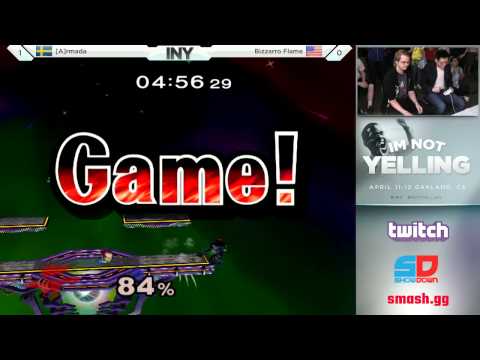 INY Day 2 - Bracket Pool #1 - Winner Ro16: [A]rmada (Fox/Peach) vs Bizzarro Flame (Ganon)