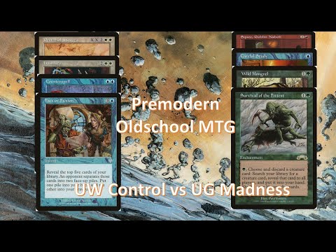 UW Control vs UG Madness - Premodern - MTG - Oldschool