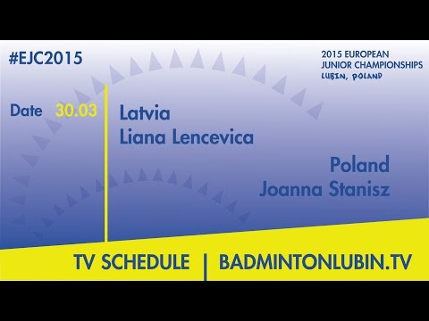 L.Lencevica(LAT) VS. J.Stanisz(POL) #EJC2015 Lubin, Poland