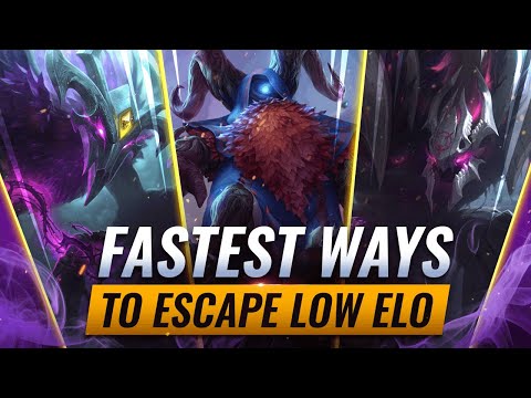 FASTEST WAYS To ESCAPE Low Elo in League of Legends - Patch 12.6