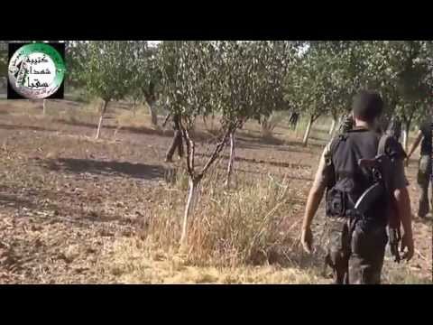 انتشار كتيبة شهداء سقبا في الغوطة الشرقية في ريف دمشق