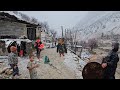 A Snowy Day On Par Narges And The Kids Enjoy The Winter Snow ️