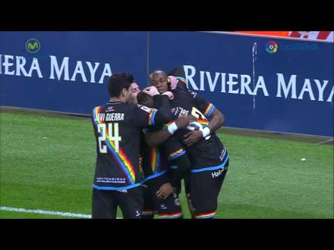 Golazo de Bebé (1-1) en el RCD Espanyol - Rayo Vallecano