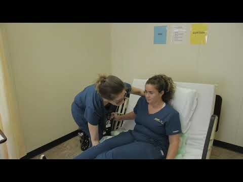 Skill 21: Transfer from Bed to Wheelchair Using Transfer Belt I LearnMore