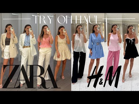 Latest ZARA and H&M  *** Try On HAUL | ***