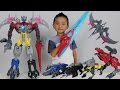 Power Rangers Movie Megazord Surprise Toys Hunt Building The Five Battle Zords With Ckn Toys