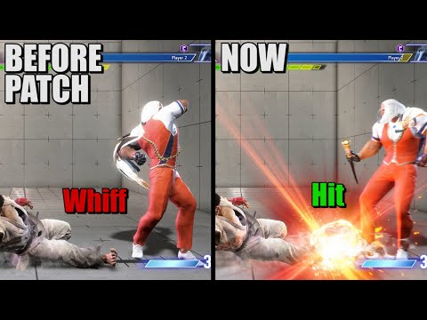 SF6 New Balance Patch. Side by Side comparison