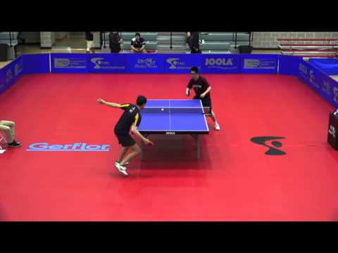 2016 NCTTA Nationals Coed Teams RR - Lawrence Wu (Michigan) vs Guanglang Xu (Texas A&M)