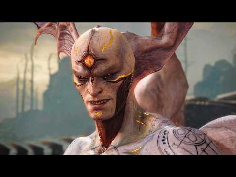 Doom The Dark Ages - All Prince Ahzrak Scenes & Boss Fight (4K)